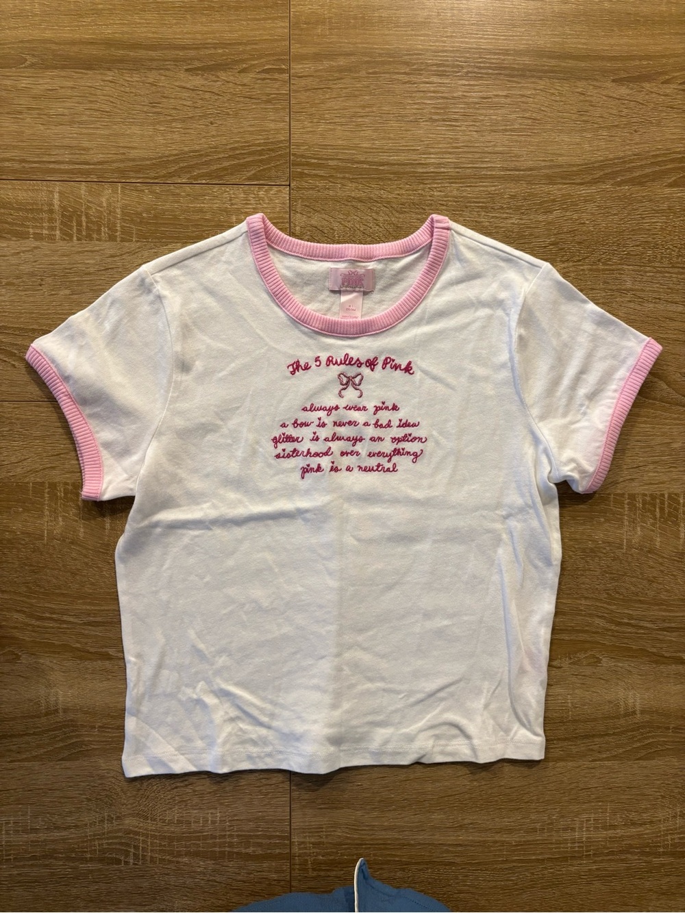Victoria's Secret PINK x LoveShackFancy retro tee size medium